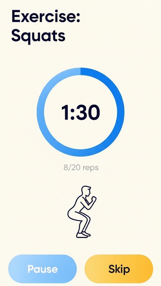 PlopFit app — flexible fitness plan for ADHD